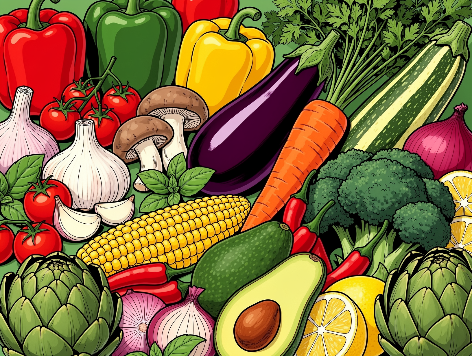 Fresh vegetables